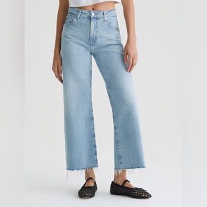 AG Women’s Saige High Rise Wide Leg Cropped Jeans - Size 27